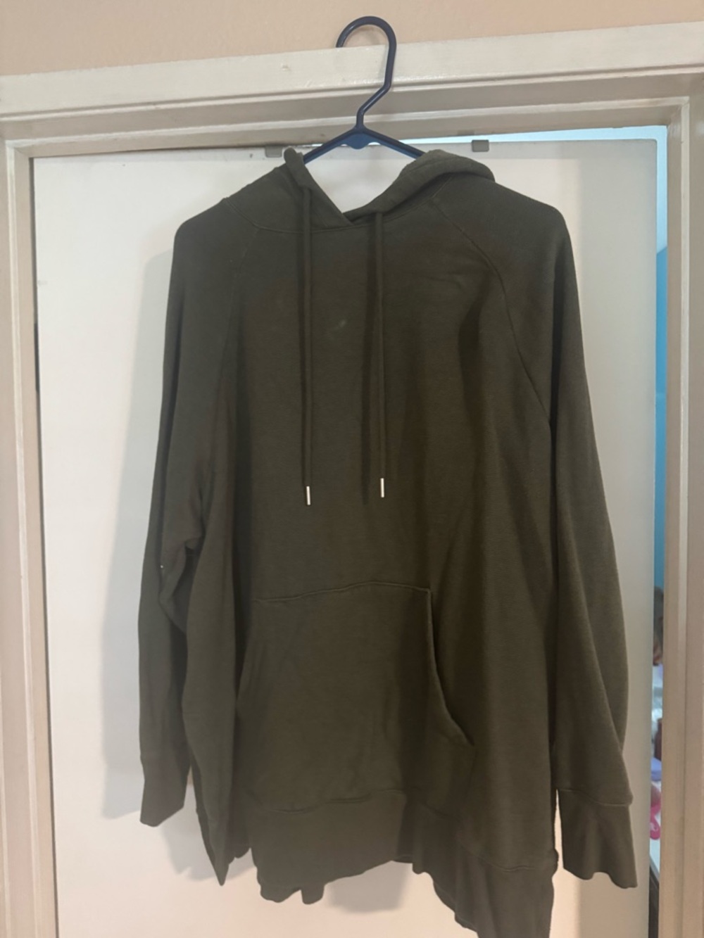 Army Green Motherhood Maternity Hoodie